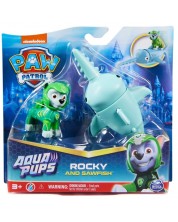 Set de joacă Spin Master Paw Patrol - Aqua Rocky și peștele spadă -1