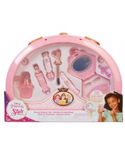 Jakks Disney Princess Play Set - Geantă de călătorie cu accesorii de machiaj -1
