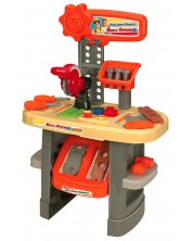 Set de joc RS Toys - Masa de lucru cu scule, 31 piese -1