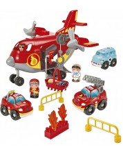 Ecoiffier Abrick - Set de jucării camion de pompieri