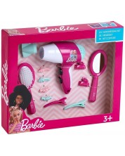 Set de joacă Barbie - Coafor, cu uscător de păr și accesorii