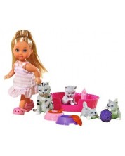 Set de joaca Simba Toys Evi Love - Evi prietena animalelor cu pisicute
