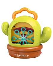 Jucărie pentru bule de săpun Raya Toys – Cactus, cu muzică și lumini