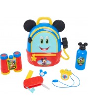 Set de joacă Just Play Disney Junior - Rucsac Mickey Mouse cu accesorii -1