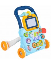 Jucărie multifuncțională Moni Toys - Elefant, albastru -1