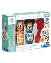 Clementoni Disney Baby Play Set - Mickey și Pluto Figurine construibile -1