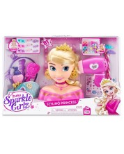 Set de jucării Zuru Sparkle Girlz - model de păr de prințesă, 81 de piese -1