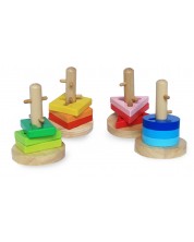Jucărie pentru înșirarea și întoarcerea formelor geometrice Acool Toy -1