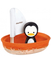 Jucarie de baie PlanToys - Pinguin -1
