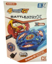 Set de joacă Raya Toys - BattleAToy X Dranzer GT, titirez și mecanism de lansare, albastru - imagine 1