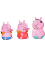 Jucărie de baie Tomy Toomies - Peppa Pig, familie -1