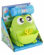 Jucărie pentru baloane de săpun Totum Moxy - Broască, cu lichid 50 ml