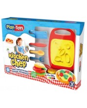 Set de joacă Play-Toys - Plastilina premium, Chef bucătari -1