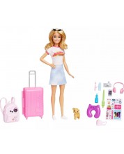 Set de joacă Barbie - Călătorie cu câinele