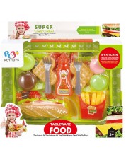 Set de joacă Raya Toys - Pentru fast-food -1