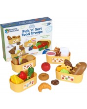 Set joc pentru sortare Learning Resources  - Grupe de alimente -1