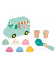 Set de joc Battat - Camion de înghețată cu accesorii