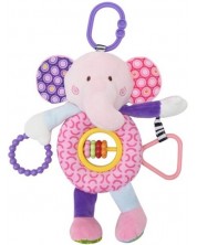 Jucărie de activitate Lorelli Toys - Elefant, roz -1