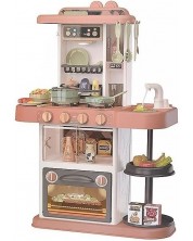 Raya Toys - Bucătărie pentru copii cu apă și abur, roz