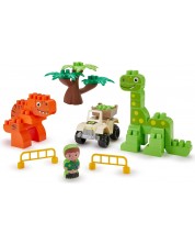 Set de joacă Ecoiffier Abrick - Dinosaur Park -1