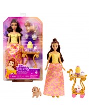 Set de joc Disney Princess - Belle Doll, Tea Time