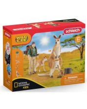 Set de joaca Schleich Wild Life - Voiaj cu rucsac in Australia, 9 piese