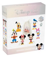 Set de joc Orange Tree Toys - Disney 100 figurine din lemn, Mickey și prietenii