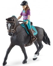 Set de joaca Schleich Horse Club - Clubul de echitatie Lisa si Furtuna -1