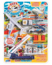 Set de joaca RS Toys - Avion si utilaje constructii -1