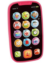 Jucarie interactiva Hola Toys - Primul meu smartphone, roz -1