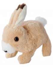 Jucărie de pluș interactivă Simba Toys - PetZoo, iepurașul BunBun, 20 cm
