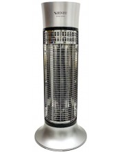Încălzitor de carbon cu infraroșu Zenet - Zet-516, 1000W, argintiu