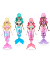 Păpușă interactivă Zuru Pets Alive - Magic Swimming Mermaid, 15 cm, sortiment