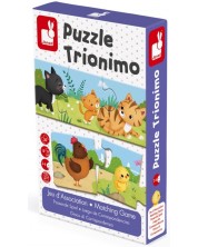 Joc de societate Janod - Trionimo, puzzle -1