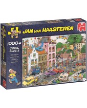 Puzzle Jumbo din 1000 de piese - Vineri 13, Yan Van Haasteren -1