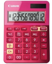 Calculator Canon - LS-123K, de birou, 12 cifre, roz -1