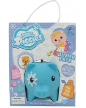 Pușculiță  Boti Pocket Money Piggies - Albastru, cu accesorii -1