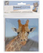 Carduri de pictură cu mărgele Grafix - Animale, 2 bucăți, 13 x 13 cm -1