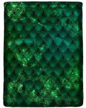 Husa pentru carte Dragon treasure - Emerald Green