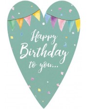 Felicitare Gespaensterwald - Eticheta, Happy Birthday To You -1
