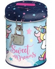 Pusculita cu lacat Derform - Sweet Dreams, Unicorn -1