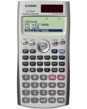 Calculator de birou Casio - FC-200V, financiar, gri
