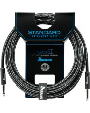 Cablu pentru chitară Ibanez - SI20 CCT, 6.3 mm, 6.1 m, negru/grena	 -1