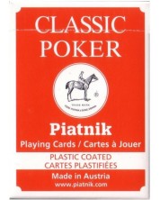 Cărți de joc Piatnik - Classic Poker, rosii -1