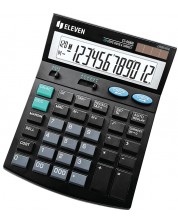 Calculator Eleven - CT-666N, de birou, 12 cifre, negru -1
