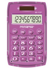 Calculator Mitama Trendy - 10 cifre, buzunar, mov -1