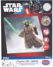 Card de tapițerie cu diamante Craft Buddy - Yoda