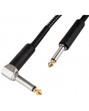 Cablu Cascha - HH 2090, 6.3mm, 6 m, negru/gri