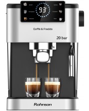 Aparat de cafea Rohnson - R -98028, 20 bar, 1.5 l, argintiu/negru