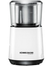 Râșniță de cafea ROMMELSBACHER - RO EKM 125, 200W, 50 g, albă/argintiu -1